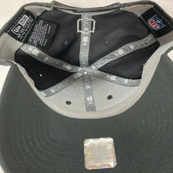 New Era Charcoal Baltimore Ravens 2021 NFL Crucial Catch 9FORTY Adjustable Hat - Picture 4 of 5